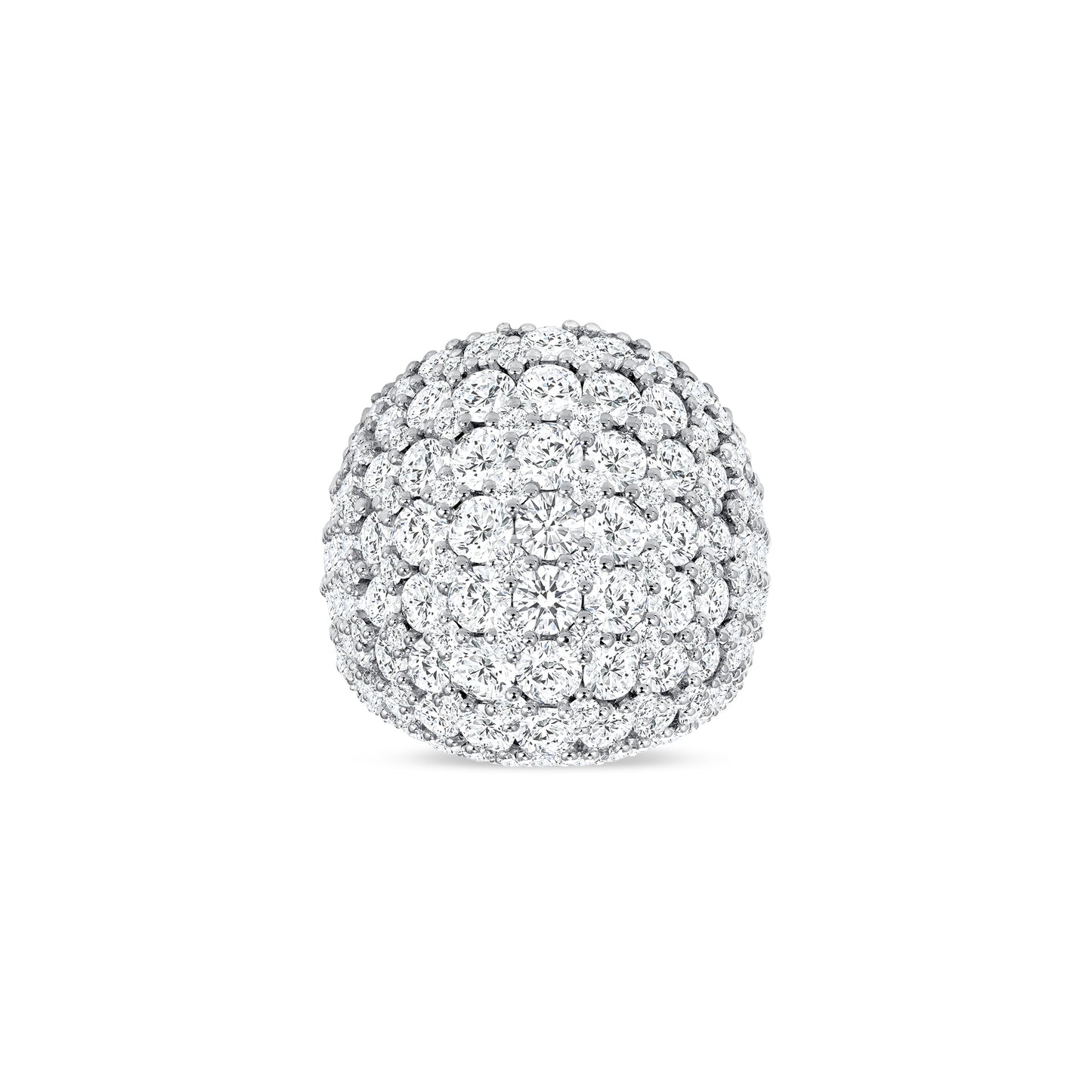Glittery Diamond Cocktail Ring