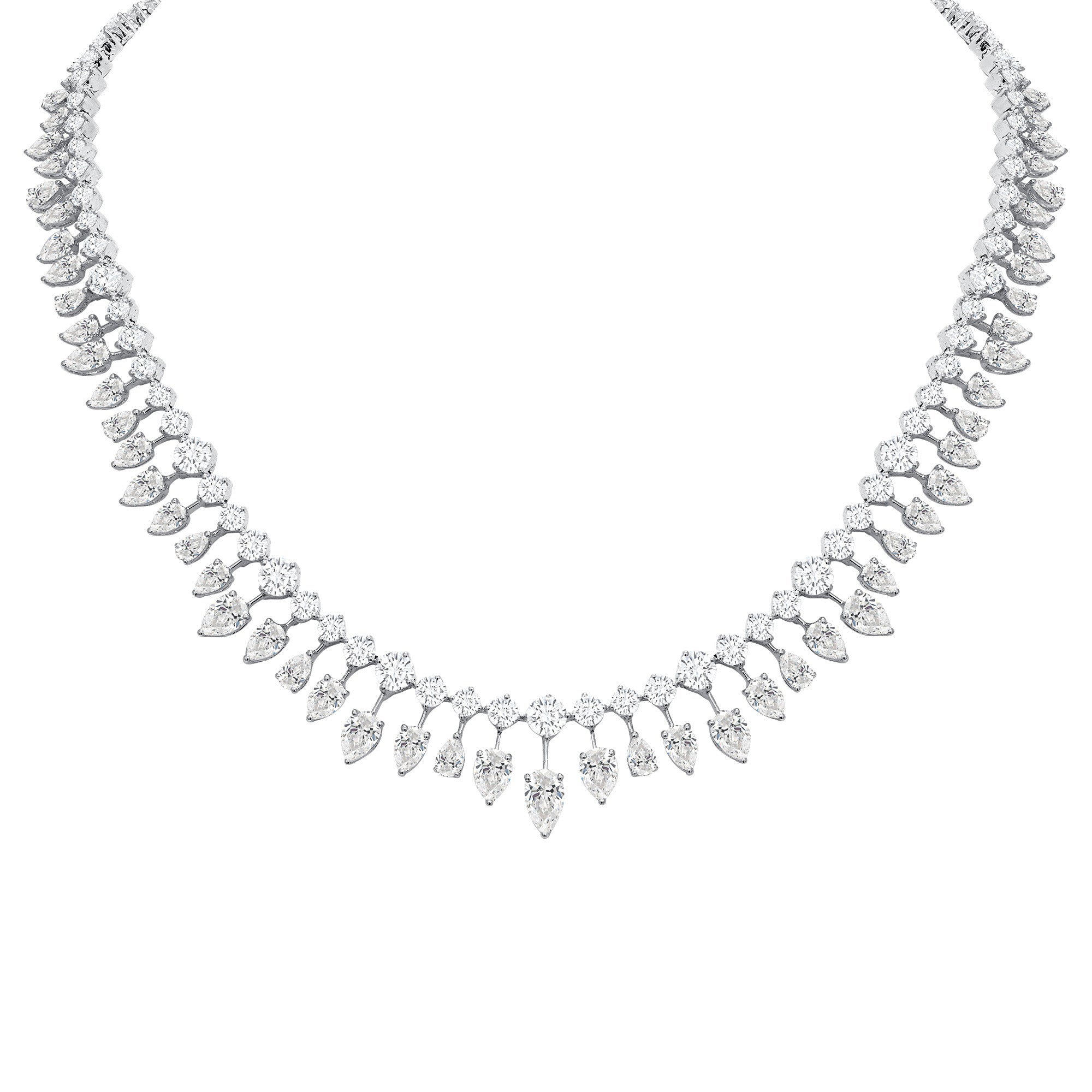 Diamond statement best sale necklace