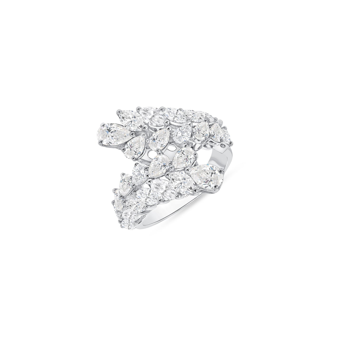 Diamond Overlaying Ring
