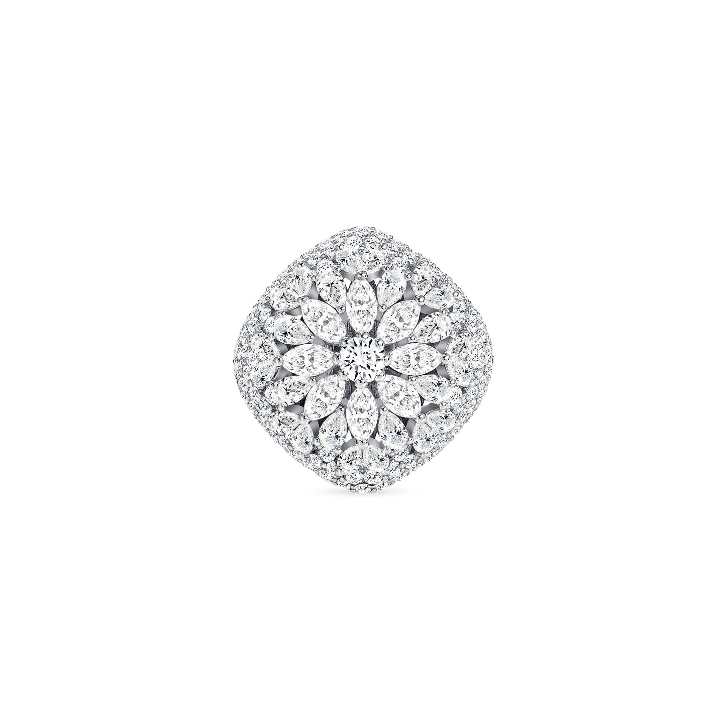 The Mosaic Diamond Cocktail Ring