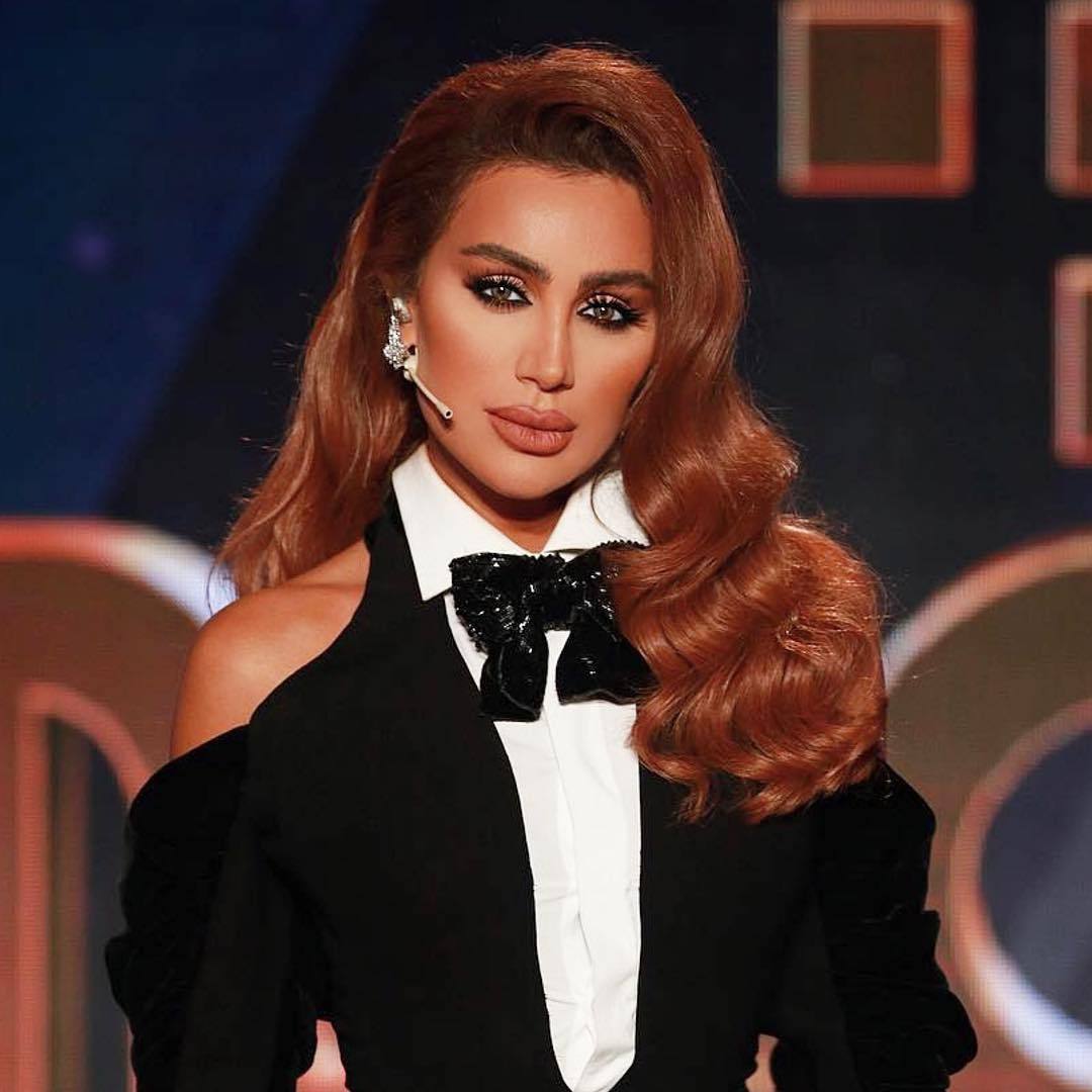 Diamond Earrings worn by Maya Diab