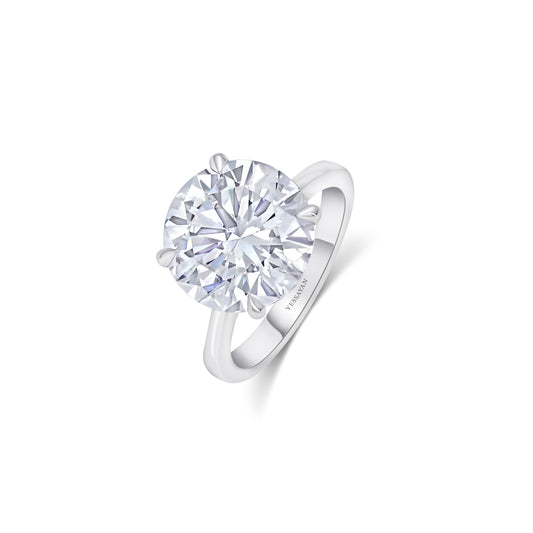 Almasaty 7 Carat Solitaire Diamond Ring