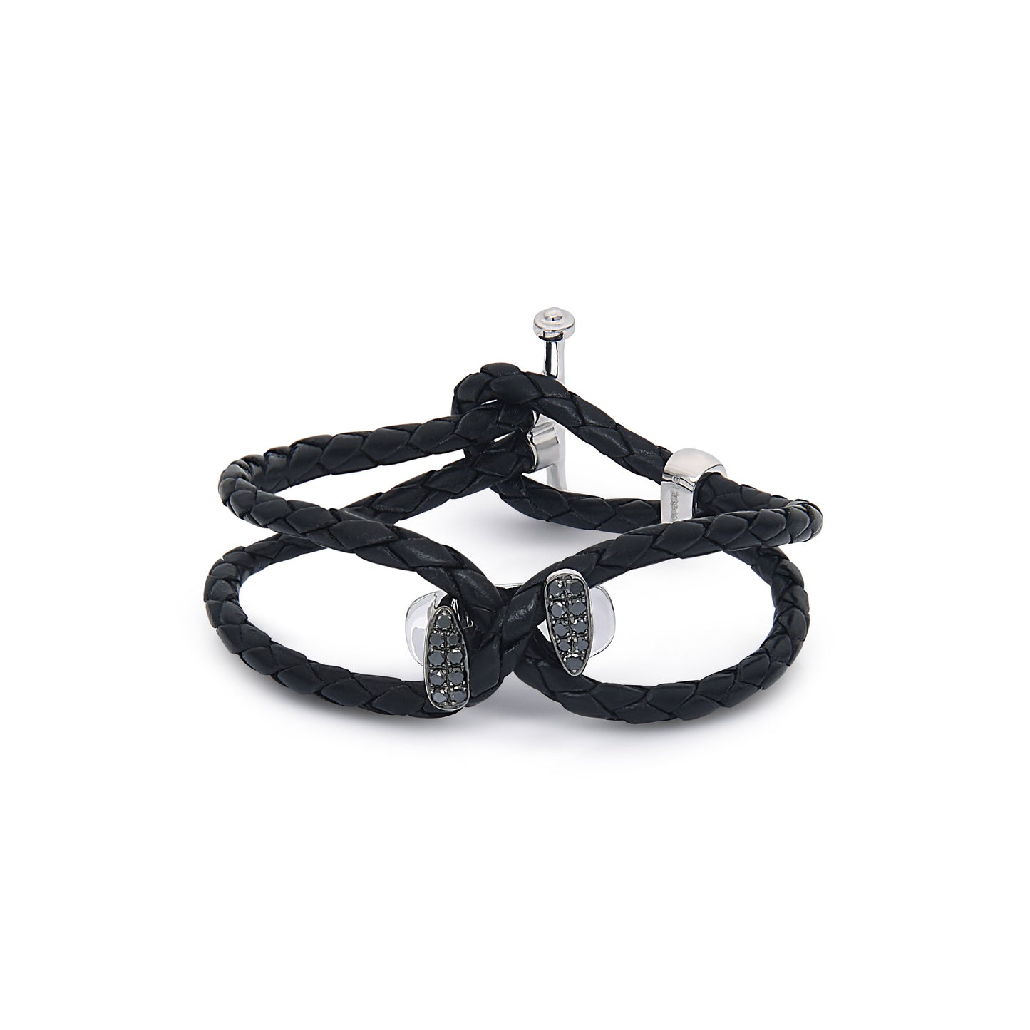 H.Aitch - Sailor Bracelet with Black Diamonds | Diamond Set