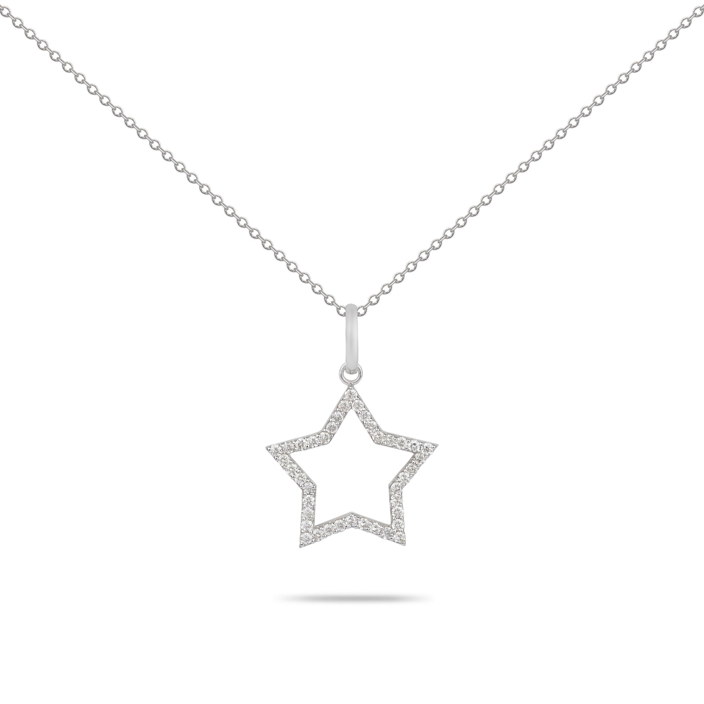 Diamond Star Necklace | Diamond Necklace | Chain Necklace Women