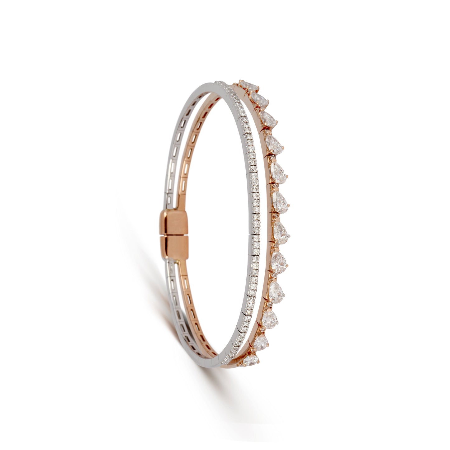 Two-Tone Diamond Bracelet