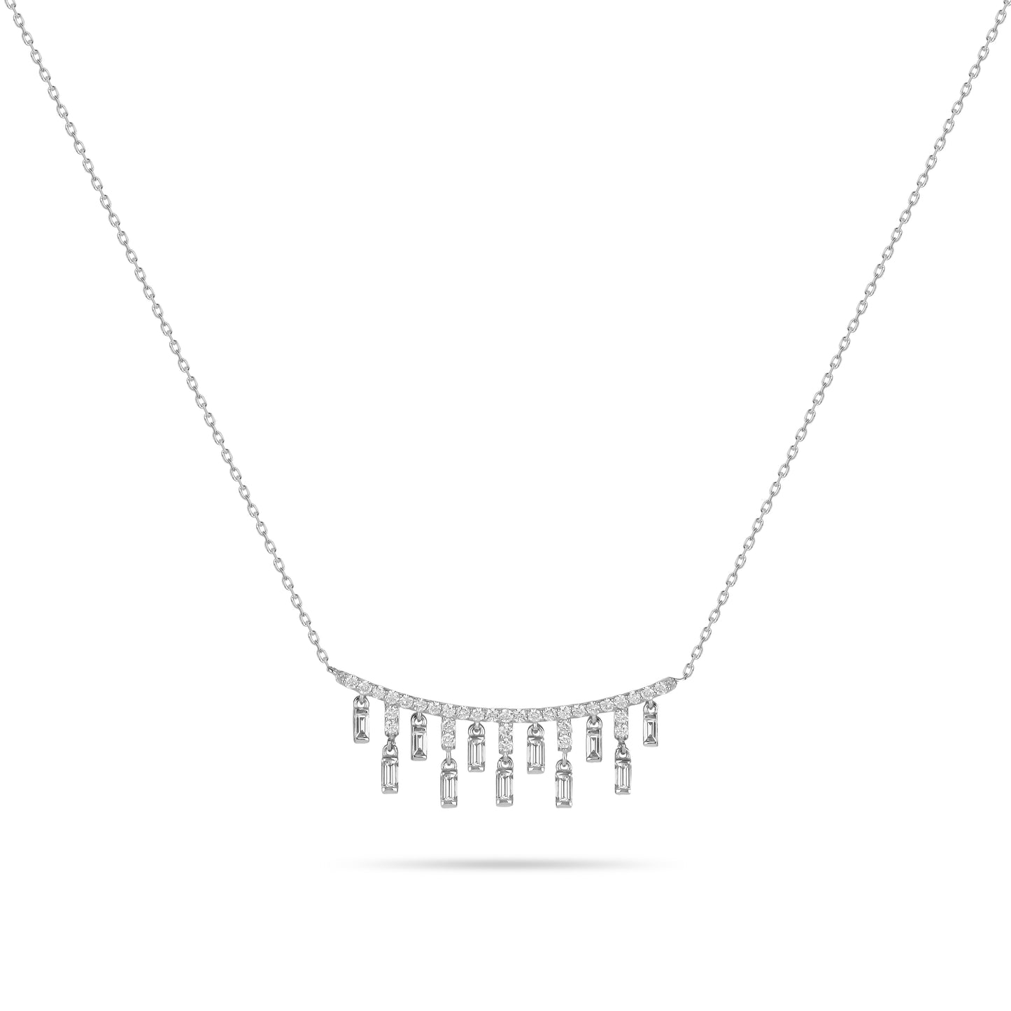 Baguette Drops Necklace