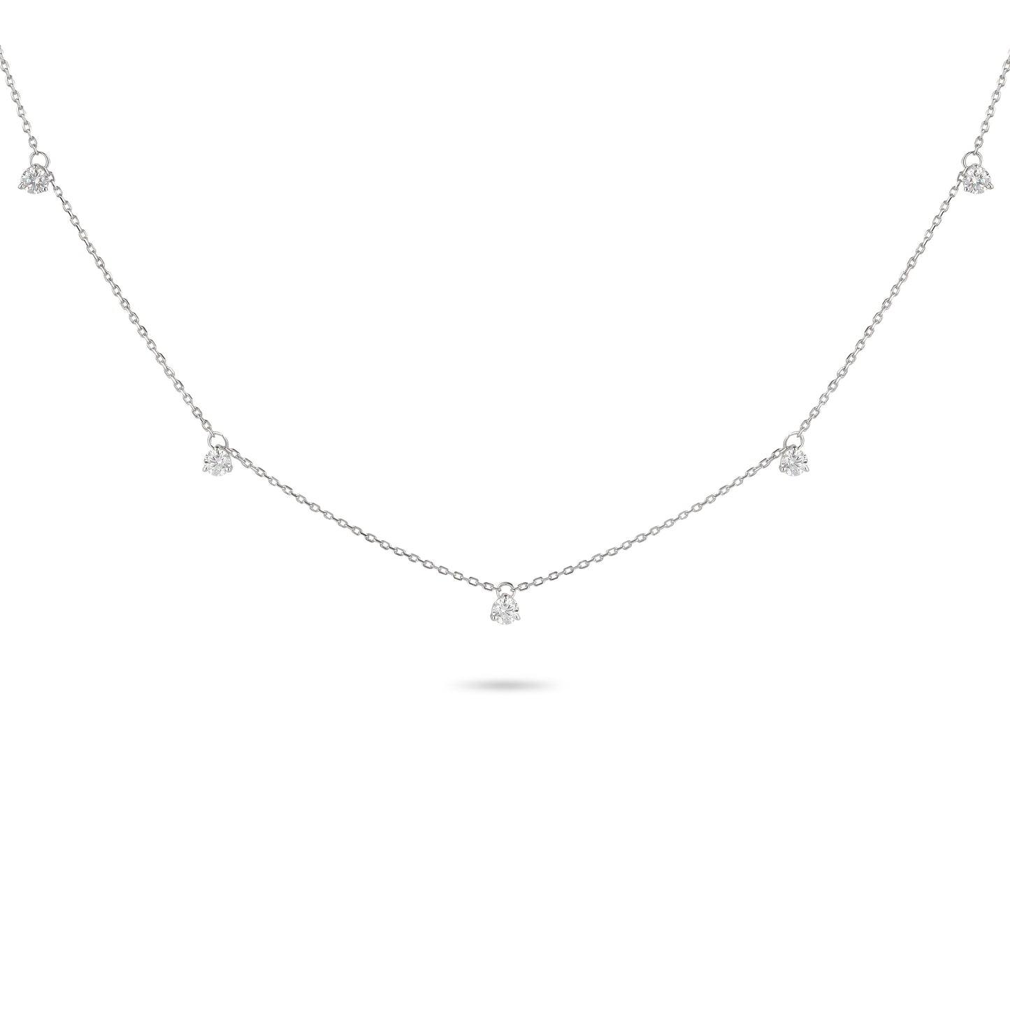 Diamond Charm Necklace | Buy Diamond Necklace Online