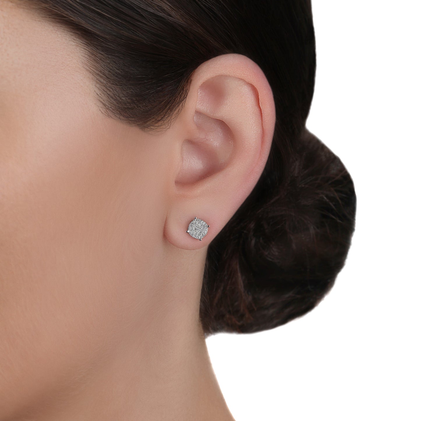 Illusion Diamond Studs | Order Earrings Online