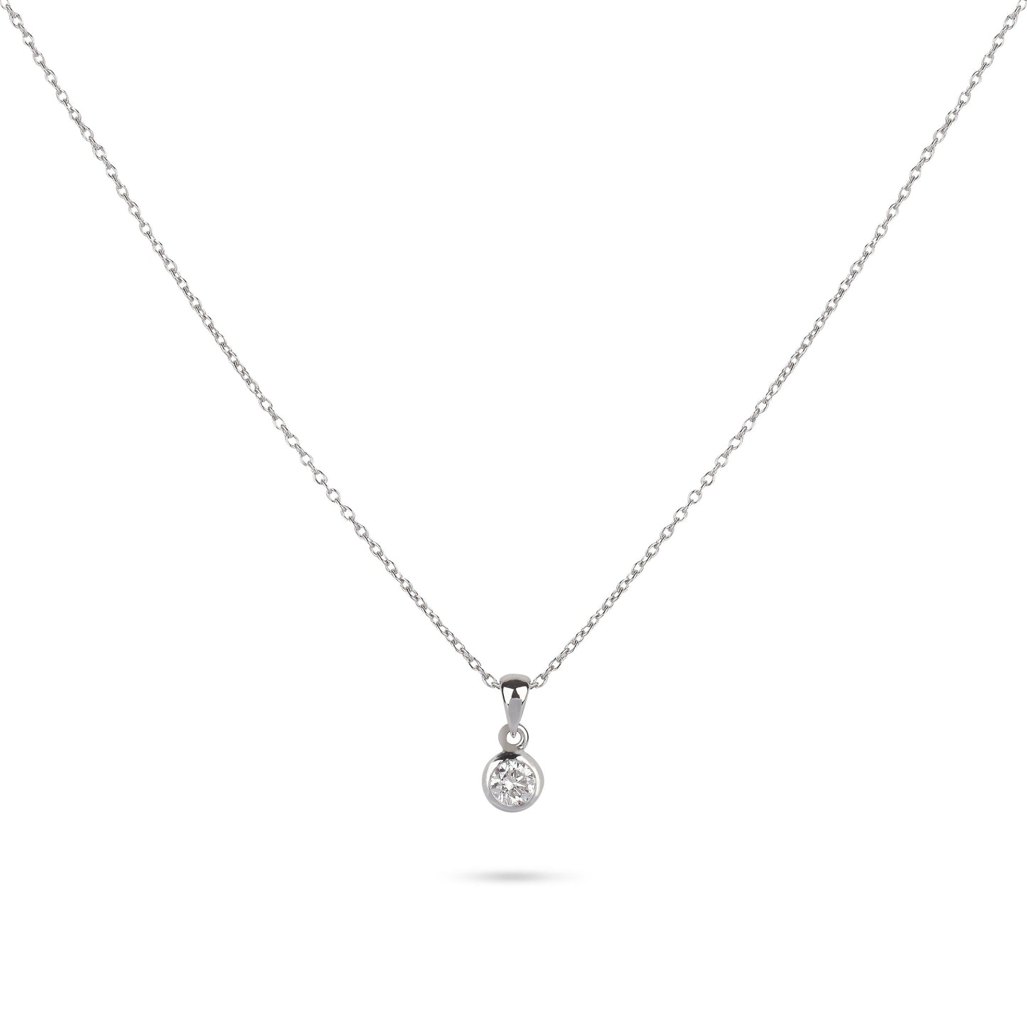 Single Diamond Necklace | Diamond Necklace | Diamond Solitaire Necklace