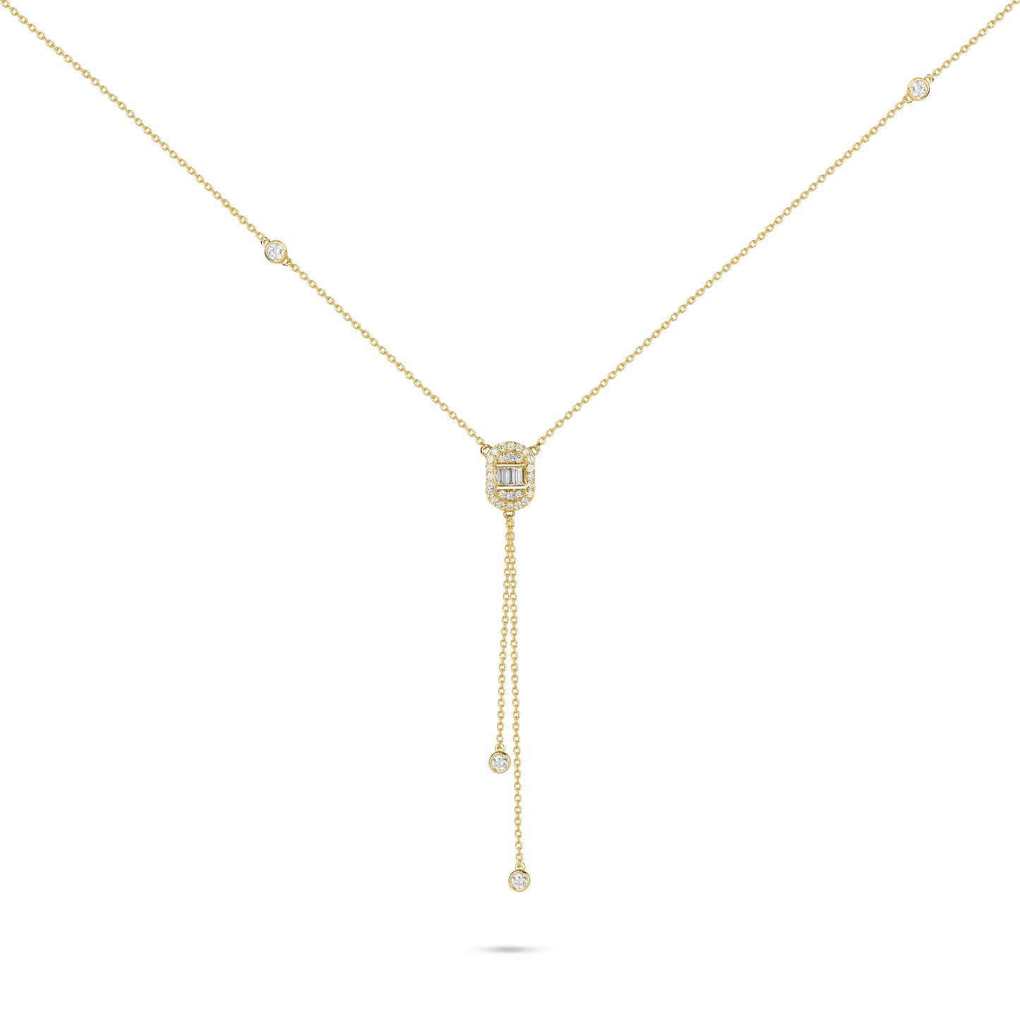 Diamond Lavalier Necklace