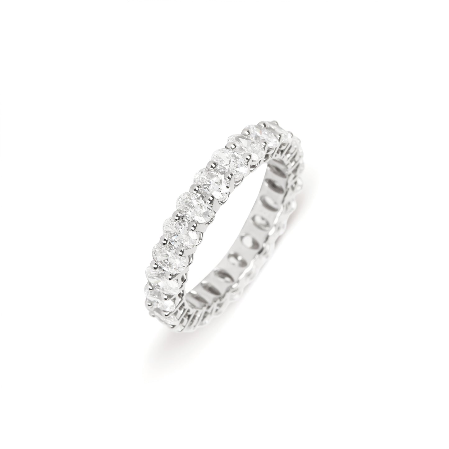 Oval Diamond Eternity Band | diamond rings | eternity ring