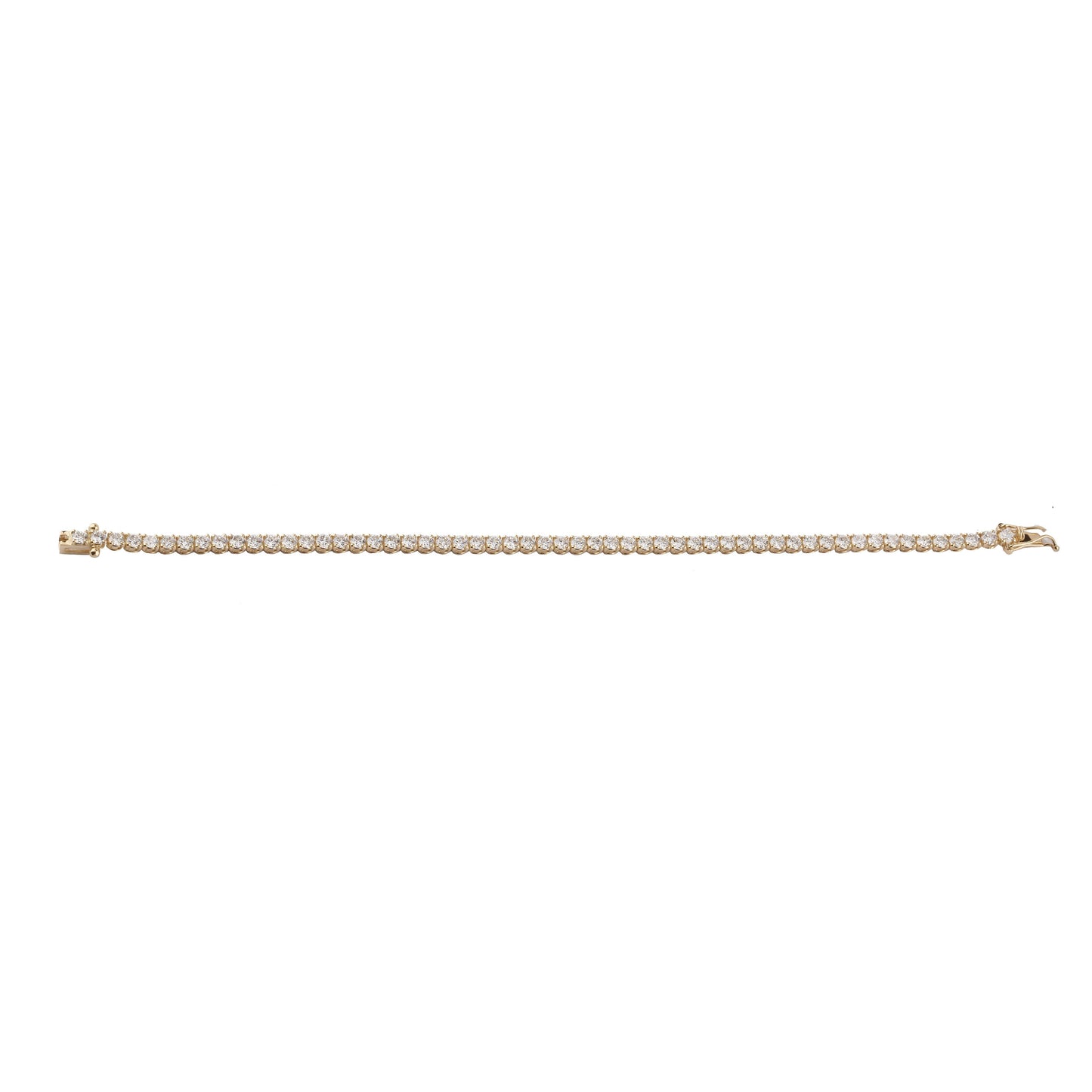 7.44 Carats Diamond Tennis Bracelet