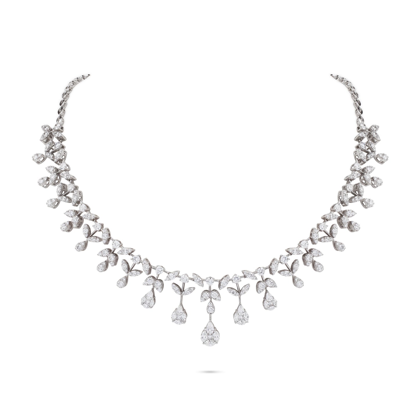 Marquise Drops Diamond Collar Necklace | Diamond Necklace | Diamond Necklace Online