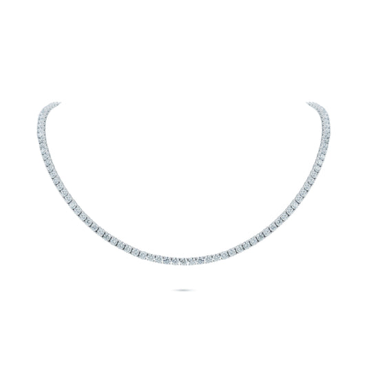 17.81 Carats Diamond Tennis Necklace