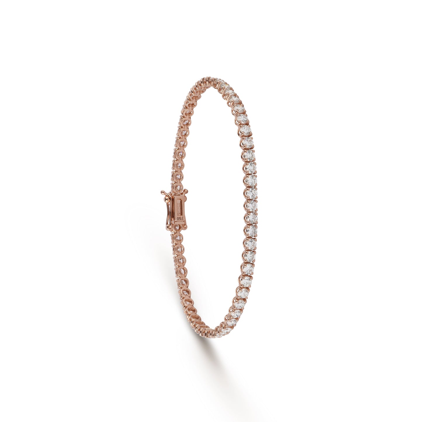 7.44 Carats Diamond Tennis Bracelet