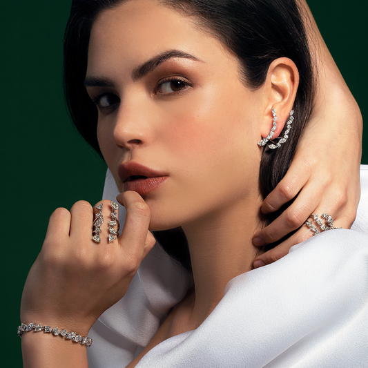 Multi-Cut Diamond Tennis Bracelet