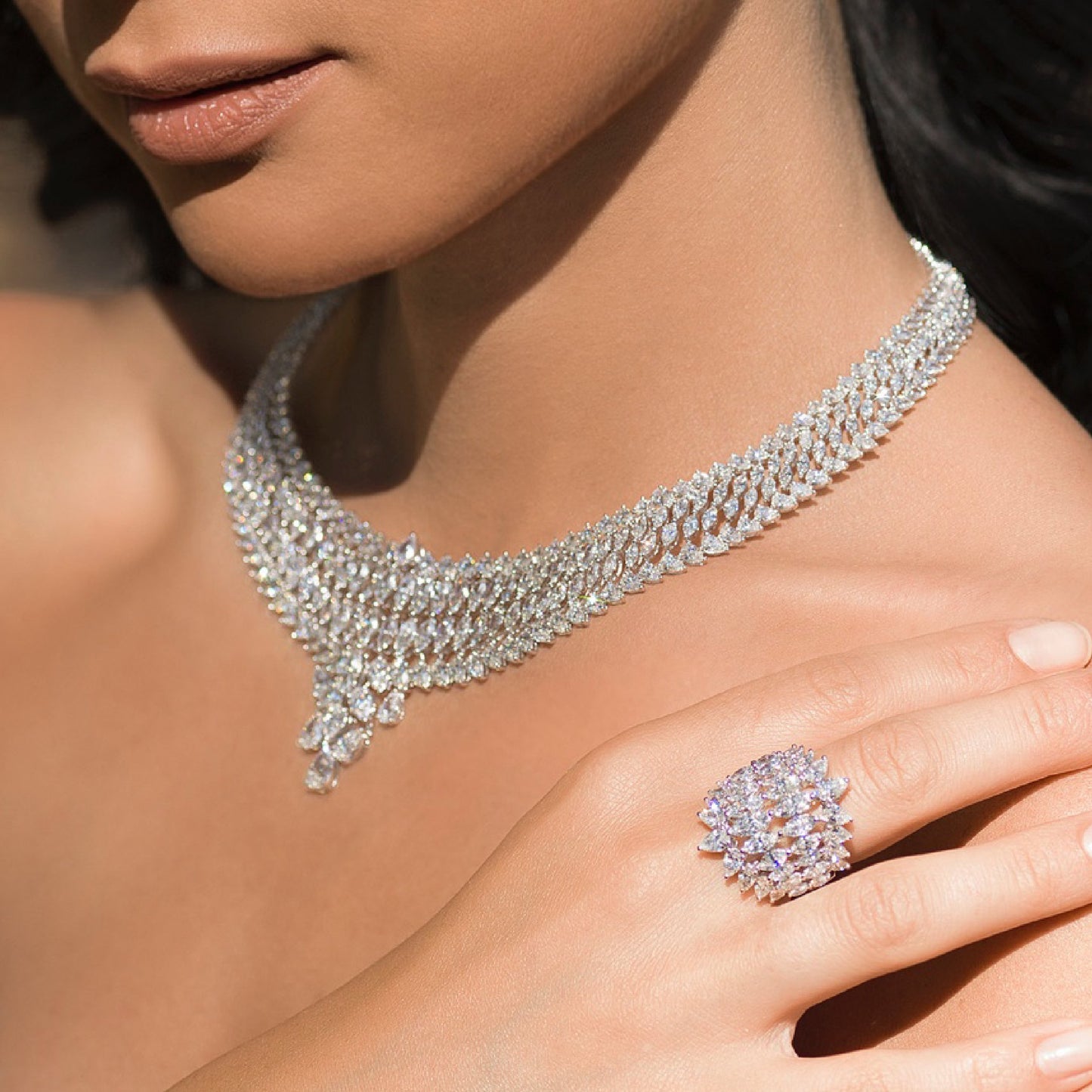 Diamond Necklace Set