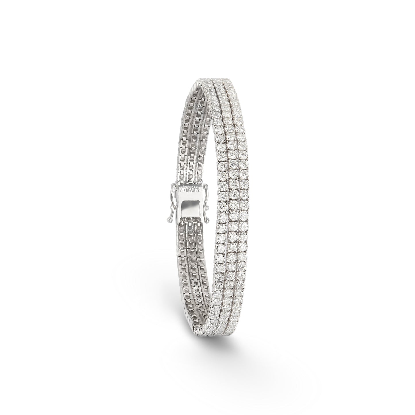 Triple Layer Tennis Bracelet | Diamond Bracelet