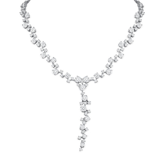The Dispersed Diamond Statement Necklace