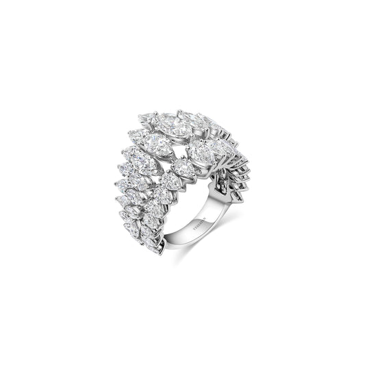 Marquise & Pears Diamond Ring