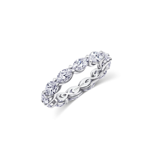 Almasaty Marquise Cut Eternity Band