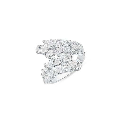 Diamond Overlaying Ring