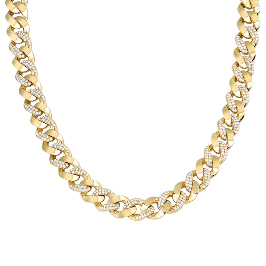 Cuban Chain Diamond Necklace