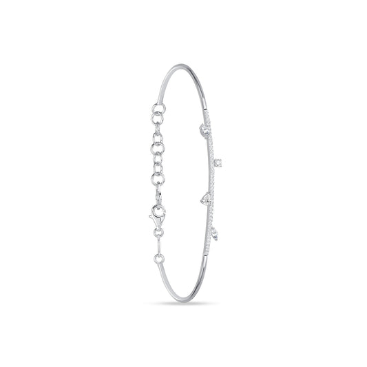 Linear Diamond Cuff Bracelet | jewelry online store | shop bracelets