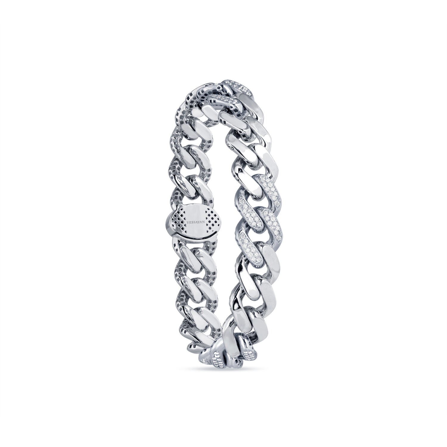 Diamond & Gold Cuban Link Bracelet | jewellery store | diamond bracelet