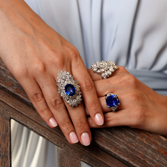 Sapphire & Diamond Rings
