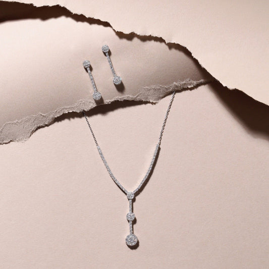 Illusion Diamond Necklace | Diamond necklace | Buy Necklace Online