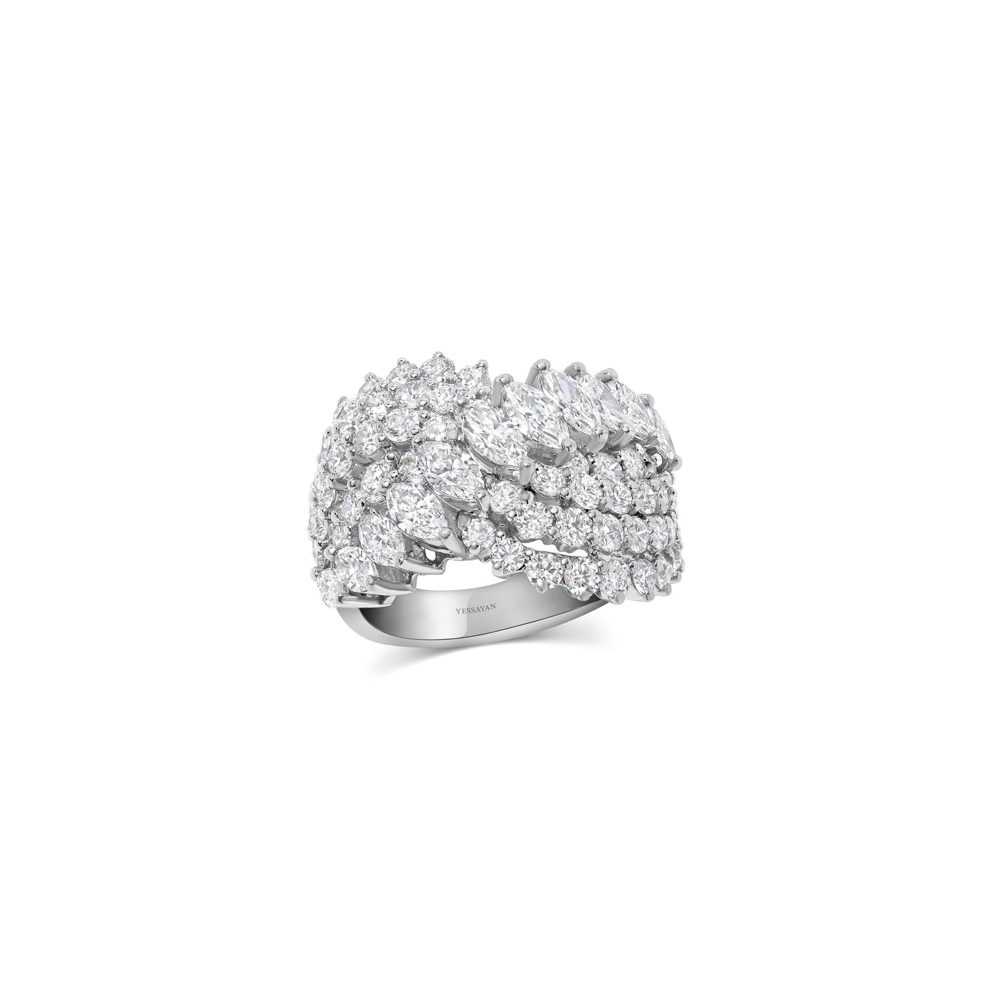 Diamond Infinity Statement Ring