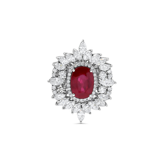 The Ruby & Diamond Statement Ring