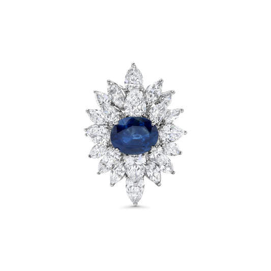 The Sapphire & Diamond Statement Ring