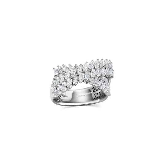 Coinciding Diamond Ring