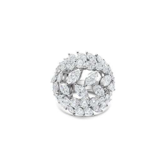 Dispersed Diamond Cocktail Ring