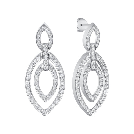 Frame of Mind Diamond Earrings