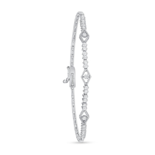 The Patterned Diamond Link Bracelet