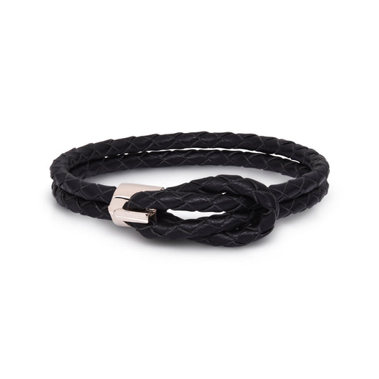 H.Aitch - 18K Gold & Leather Bracelet | Bridal jewelery set