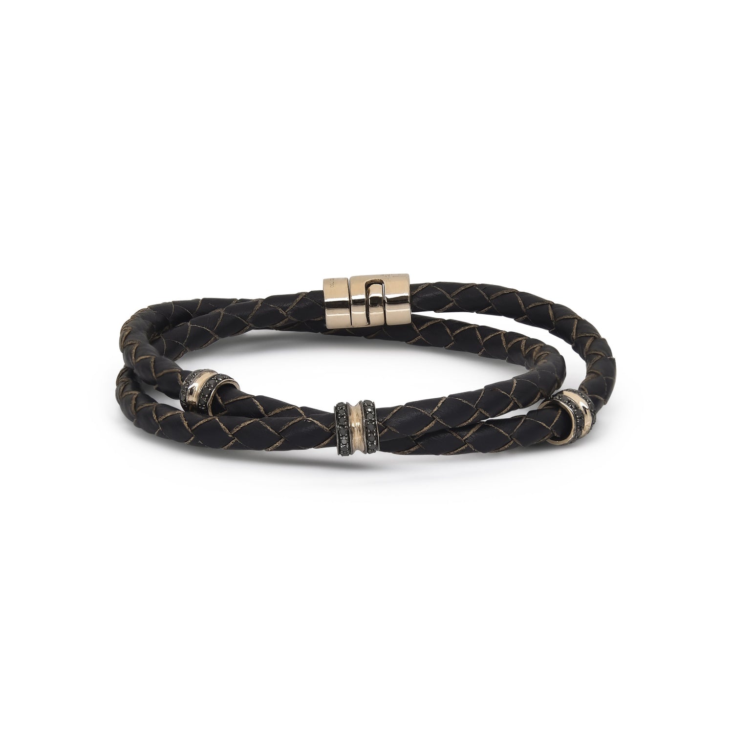 H.Aitch - 18K & Black Diamond Wrap Bracelet | Best jewelry stores 