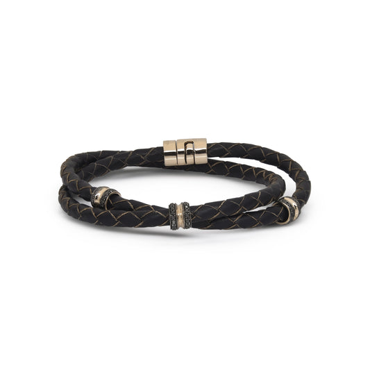 H.Aitch - 18K & Black Diamond Wrap Bracelet | Best jewelry stores 