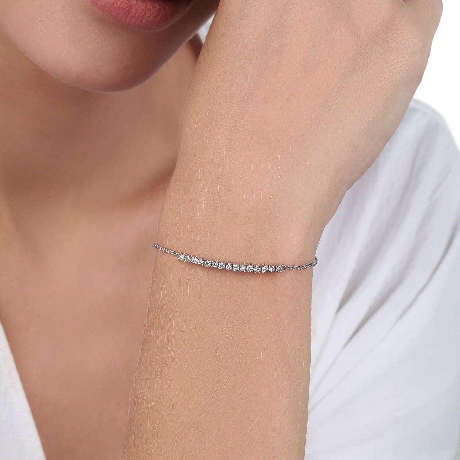 Diamond Chain Bracelet | Jewelry shops online