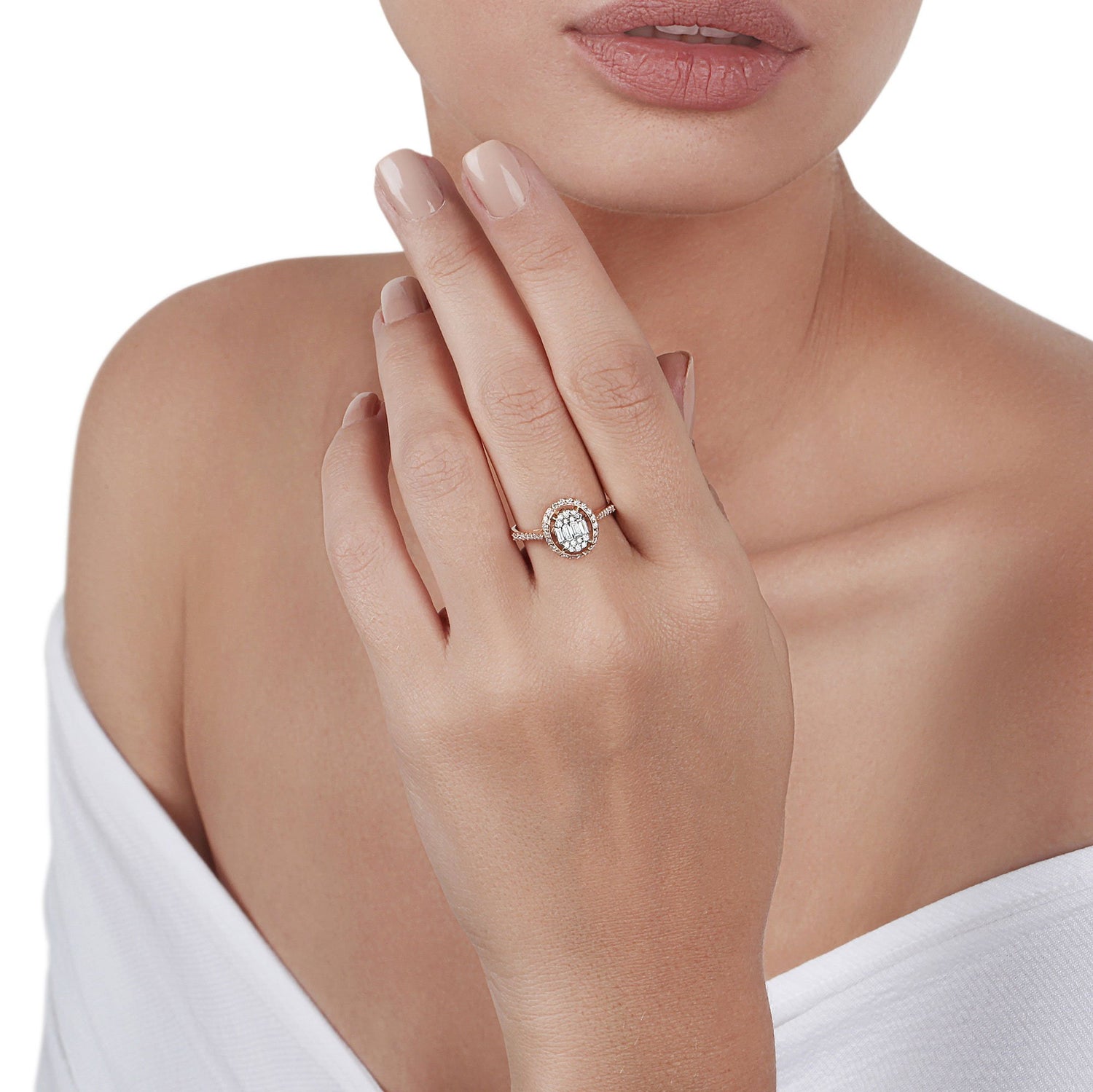 Illusion Baguette Diamond Ring | best jewellery stores | diamond rings