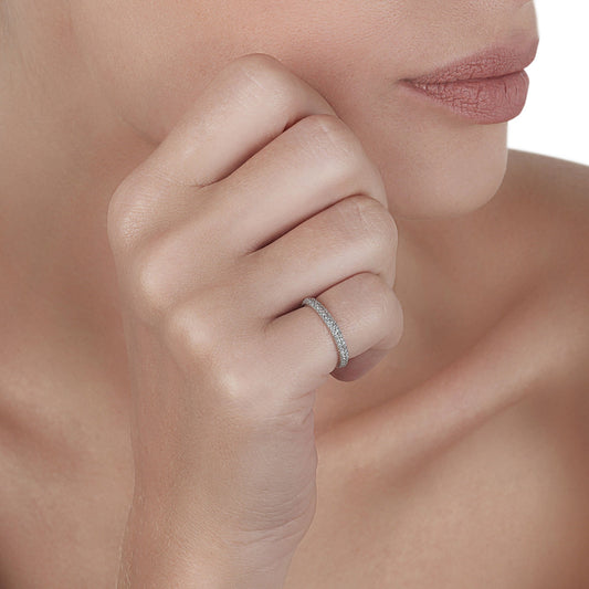 Pave Setting Diamond Ring Band | diamond ring | jewellery store