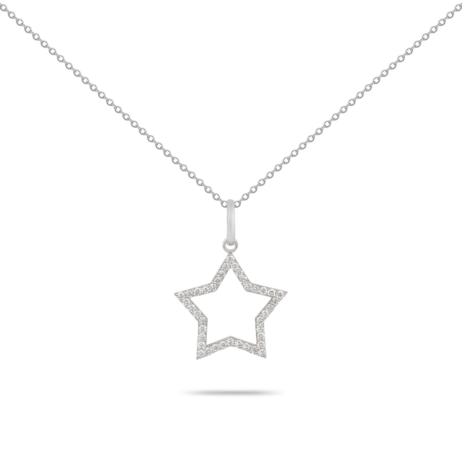 Diamond Star Necklace | Diamond Necklace | Chain Necklace Women