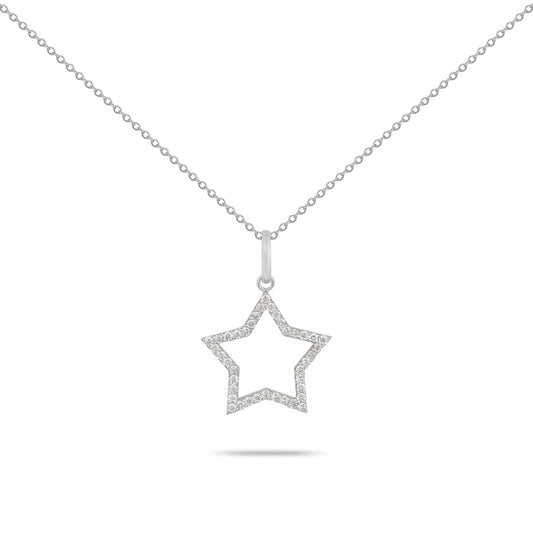 Diamond Star Necklace | Diamond Necklace | Chain Necklace Women