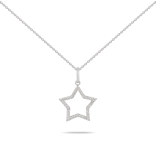 Diamond Star Necklace | Diamond Necklace | Chain Necklace Women