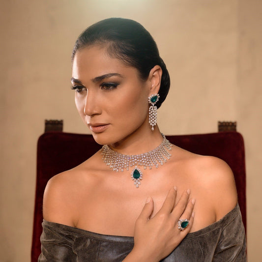 Buy Diamond Jewellery Set Online