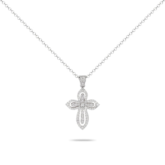 Diamond Cross Necklace | Buy necklace online | Best Necklace Design