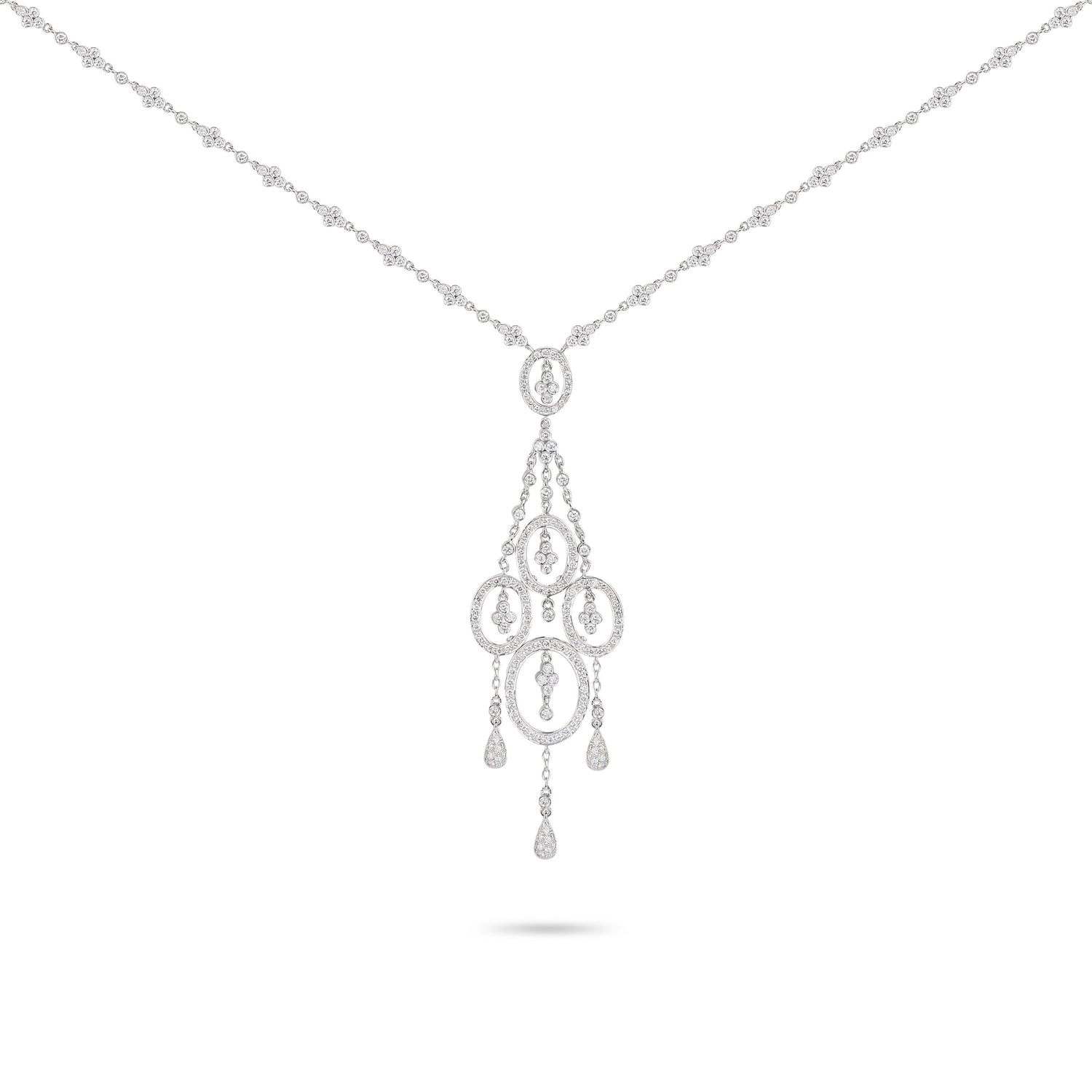 Chandelier Diamond Necklace | Diamond Necklace | Diamond Necklace Online